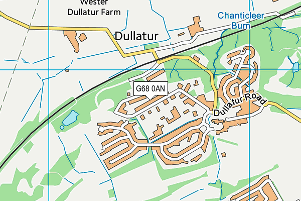 G68 0AN map - OS VectorMap District (Ordnance Survey) G68 0AN map - OS VectorMap District (Ordnance Survey)
