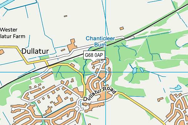 G68 0AP map - OS VectorMap District (Ordnance Survey) G68 0AP map - OS VectorMap District (Ordnance Survey)