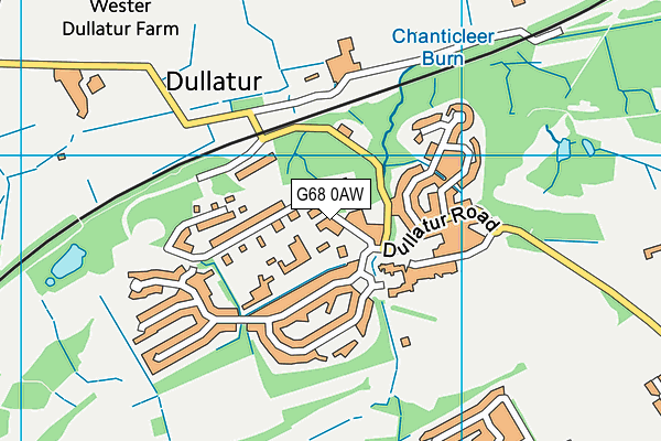 G68 0AW map - OS VectorMap District (Ordnance Survey) G68 0AW map - OS VectorMap District (Ordnance Survey)