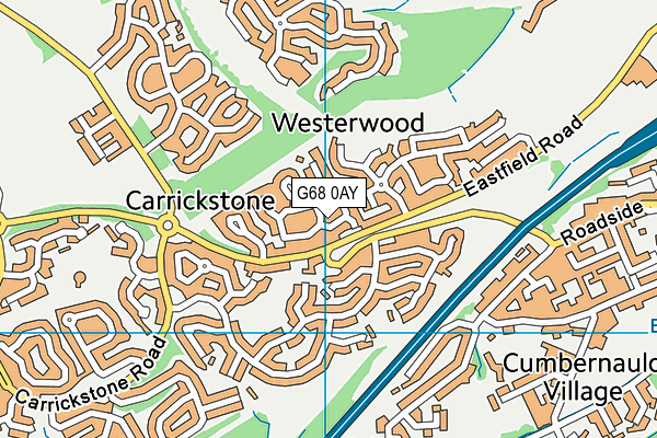 G68 0AY map - OS VectorMap District (Ordnance Survey) G68 0AY map - OS VectorMap District (Ordnance Survey)