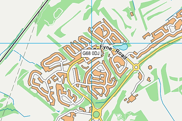 G68 0DJ map - OS VectorMap District (Ordnance Survey) G68 0DJ map - OS VectorMap District (Ordnance Survey)