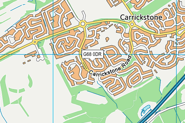 G68 0DR map - OS VectorMap District (Ordnance Survey) G68 0DR map - OS VectorMap District (Ordnance Survey)