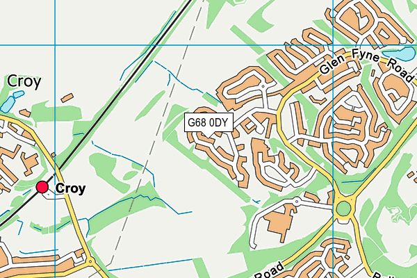 G68 0DY map - OS VectorMap District (Ordnance Survey) G68 0DY map - OS VectorMap District (Ordnance Survey)