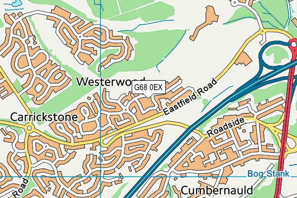 G68 0EX map - OS VectorMap District (Ordnance Survey) G68 0EX map - OS VectorMap District (Ordnance Survey)