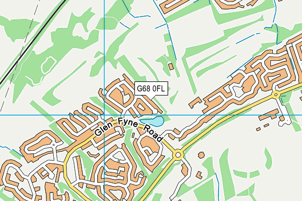G68 0FL map - OS VectorMap District (Ordnance Survey) G68 0FL map - OS VectorMap District (Ordnance Survey)