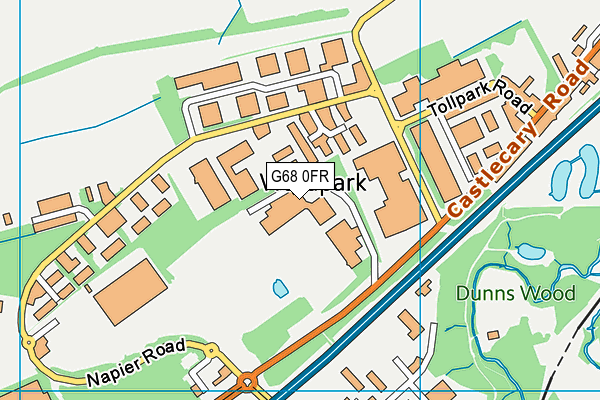 G68 0FR map - OS VectorMap District (Ordnance Survey) G68 0FR map - OS VectorMap District (Ordnance Survey)