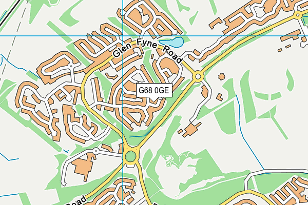 G68 0GE map - OS VectorMap District (Ordnance Survey) G68 0GE map - OS VectorMap District (Ordnance Survey)