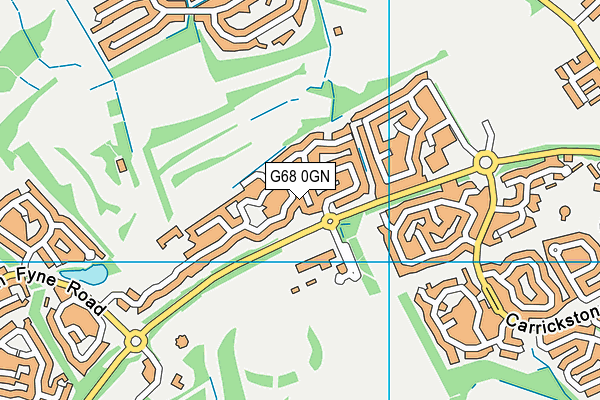 G68 0GN map - OS VectorMap District (Ordnance Survey) G68 0GN map - OS VectorMap District (Ordnance Survey)