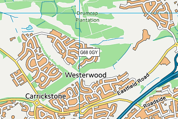 G68 0GY map - OS VectorMap District (Ordnance Survey) G68 0GY map - OS VectorMap District (Ordnance Survey)