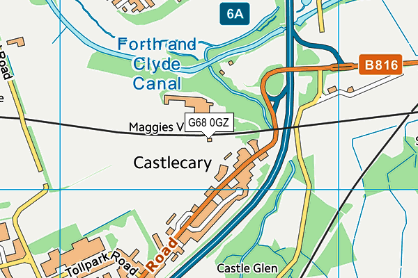 G68 0GZ map - OS VectorMap District (Ordnance Survey) G68 0GZ map - OS VectorMap District (Ordnance Survey)