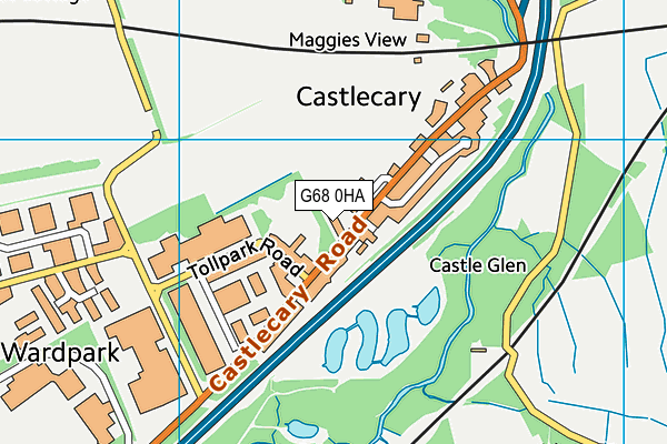 G68 0HA map - OS VectorMap District (Ordnance Survey) G68 0HA map - OS VectorMap District (Ordnance Survey)