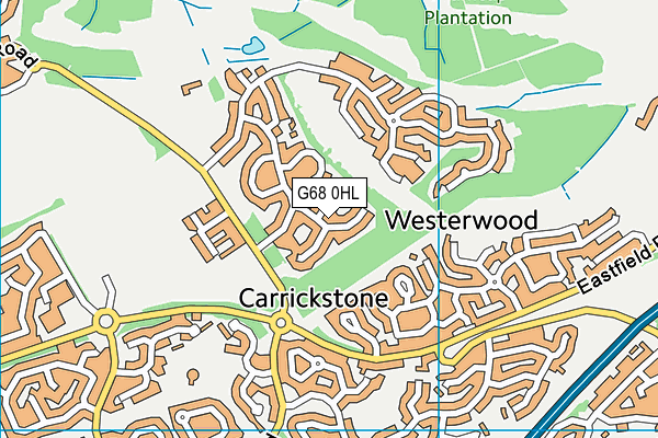 G68 0HL map - OS VectorMap District (Ordnance Survey) G68 0HL map - OS VectorMap District (Ordnance Survey)