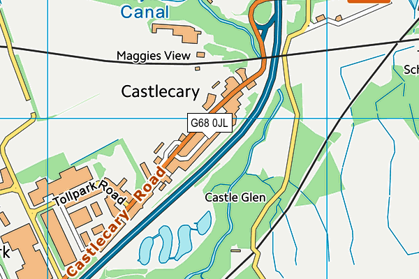 G68 0JL map - OS VectorMap District (Ordnance Survey) G68 0JL map - OS VectorMap District (Ordnance Survey)