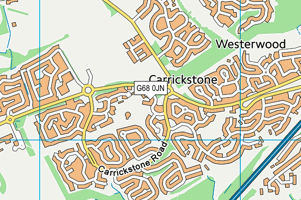 G68 0JN map - OS VectorMap District (Ordnance Survey) G68 0JN map - OS VectorMap District (Ordnance Survey)