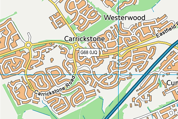 G68 0JQ map - OS VectorMap District (Ordnance Survey) G68 0JQ map - OS VectorMap District (Ordnance Survey)