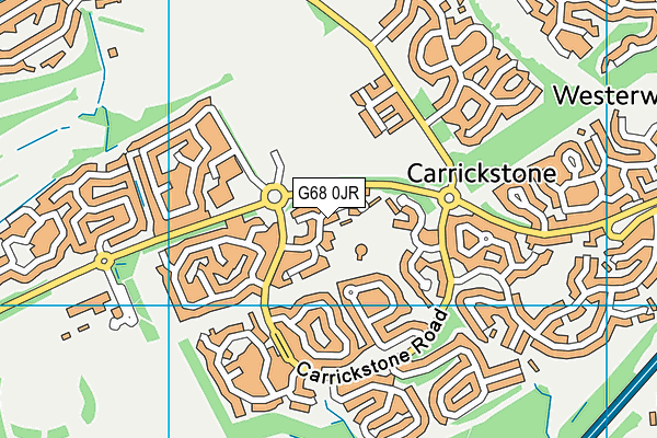 G68 0JR map - OS VectorMap District (Ordnance Survey) G68 0JR map - OS VectorMap District (Ordnance Survey)