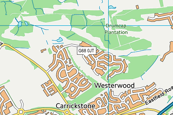 G68 0JT map - OS VectorMap District (Ordnance Survey) G68 0JT map - OS VectorMap District (Ordnance Survey)