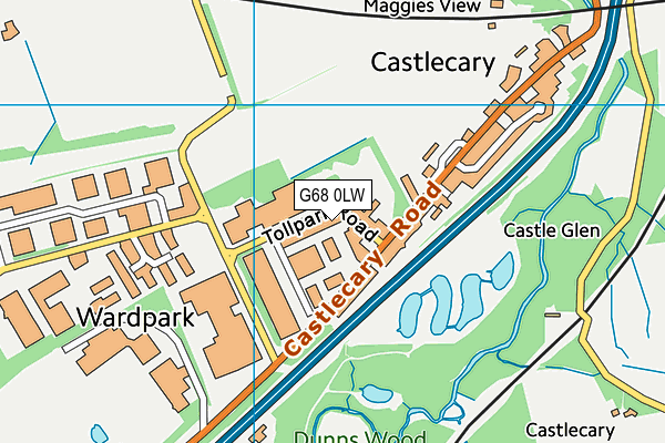 G68 0LW map - OS VectorMap District (Ordnance Survey) G68 0LW map - OS VectorMap District (Ordnance Survey)