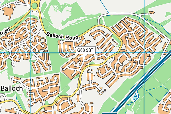 G68 9BT map - OS VectorMap District (Ordnance Survey) G68 9BT map - OS VectorMap District (Ordnance Survey)