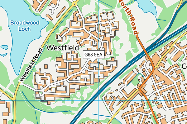 G68 9EA map - OS VectorMap District (Ordnance Survey) G68 9EA map - OS VectorMap District (Ordnance Survey)