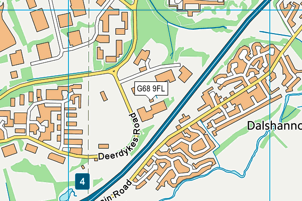 G68 9FL map - OS VectorMap District (Ordnance Survey) G68 9FL map - OS VectorMap District (Ordnance Survey)
