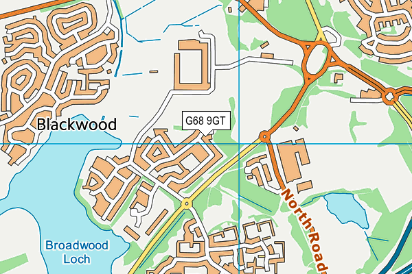 G68 9GT map - OS VectorMap District (Ordnance Survey) G68 9GT map - OS VectorMap District (Ordnance Survey)