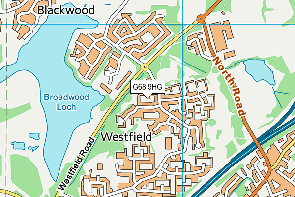 G68 9HG map - OS VectorMap District (Ordnance Survey) G68 9HG map - OS VectorMap District (Ordnance Survey)