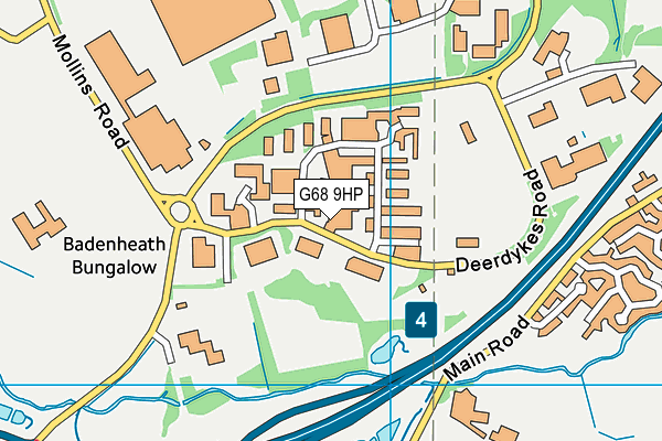 G68 9HP map - OS VectorMap District (Ordnance Survey) G68 9HP map - OS VectorMap District (Ordnance Survey)