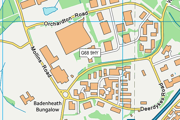 G68 9HY map - OS VectorMap District (Ordnance Survey) G68 9HY map - OS VectorMap District (Ordnance Survey)