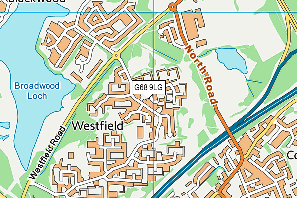 G68 9LG map - OS VectorMap District (Ordnance Survey) G68 9LG map - OS VectorMap District (Ordnance Survey)