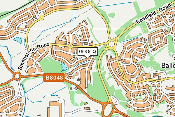 G68 9LQ map - OS VectorMap District (Ordnance Survey) G68 9LQ map - OS VectorMap District (Ordnance Survey)