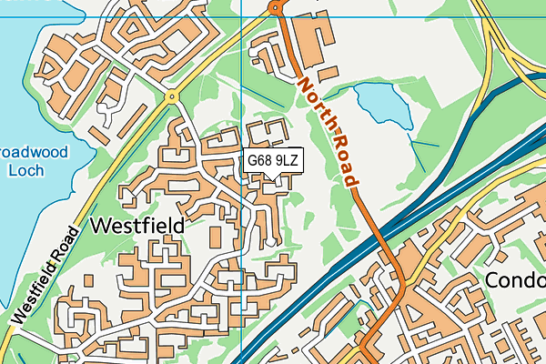 G68 9LZ map - OS VectorMap District (Ordnance Survey) G68 9LZ map - OS VectorMap District (Ordnance Survey)