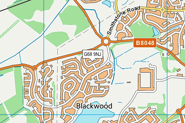 G68 9NJ map - OS VectorMap District (Ordnance Survey) G68 9NJ map - OS VectorMap District (Ordnance Survey)