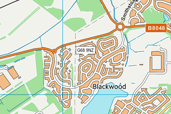 G68 9NZ map - OS VectorMap District (Ordnance Survey) G68 9NZ map - OS VectorMap District (Ordnance Survey)