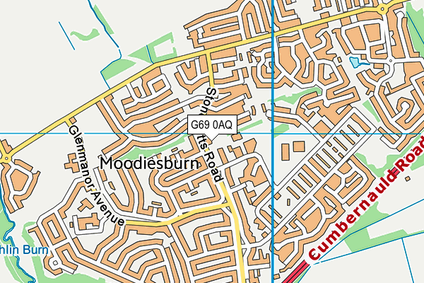G69 0AQ map - OS VectorMap District (Ordnance Survey) G69 0AQ map - OS VectorMap District (Ordnance Survey)