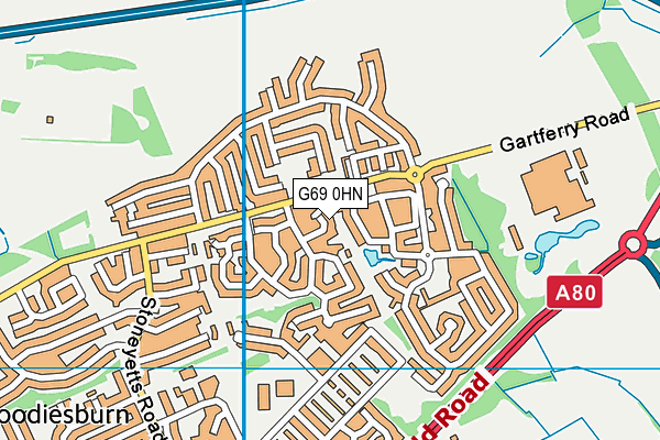 G69 0HN map - OS VectorMap District (Ordnance Survey) G69 0HN map - OS VectorMap District (Ordnance Survey)