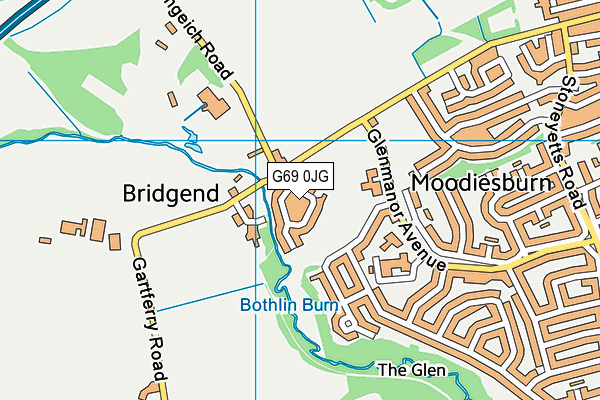 G69 0JG map - OS VectorMap District (Ordnance Survey) G69 0JG map - OS VectorMap District (Ordnance Survey)