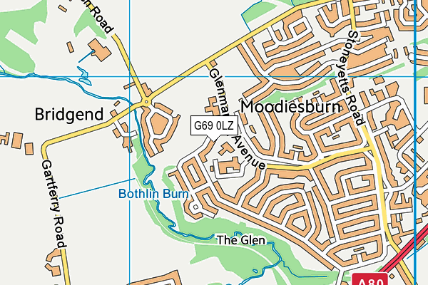 G69 0LZ map - OS VectorMap District (Ordnance Survey) G69 0LZ map - OS VectorMap District (Ordnance Survey)