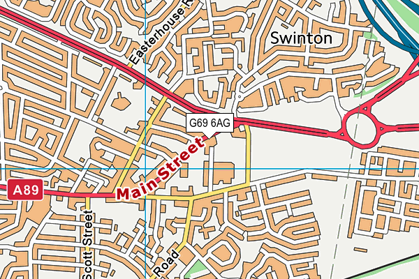 G69 6AG map - OS VectorMap District (Ordnance Survey) G69 6AG map - OS VectorMap District (Ordnance Survey)
