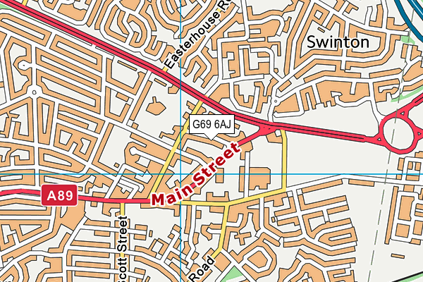 G69 6AJ map - OS VectorMap District (Ordnance Survey) G69 6AJ map - OS VectorMap District (Ordnance Survey)
