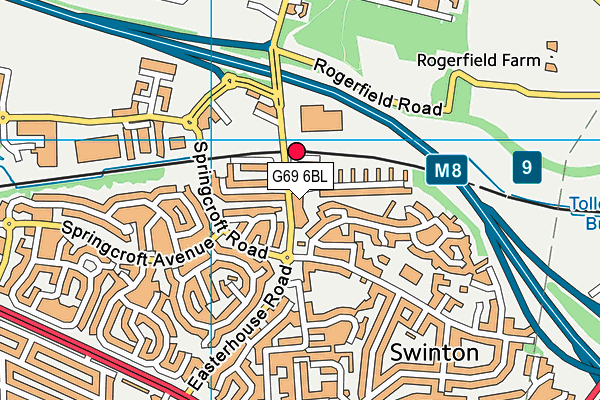 G69 6BL map - OS VectorMap District (Ordnance Survey) G69 6BL map - OS VectorMap District (Ordnance Survey)