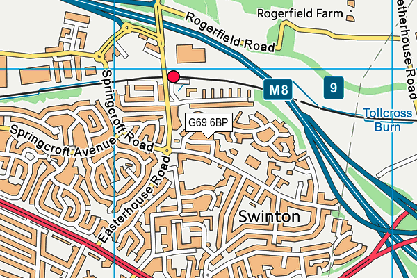 G69 6BP map - OS VectorMap District (Ordnance Survey) G69 6BP map - OS VectorMap District (Ordnance Survey)
