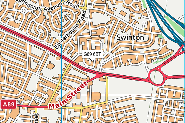 G69 6BT map - OS VectorMap District (Ordnance Survey) G69 6BT map - OS VectorMap District (Ordnance Survey)