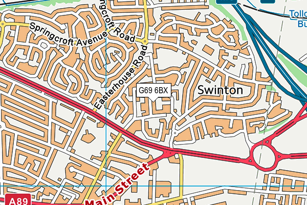G69 6BX map - OS VectorMap District (Ordnance Survey) G69 6BX map - OS VectorMap District (Ordnance Survey)