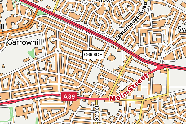 G69 6DE map - OS VectorMap District (Ordnance Survey) G69 6DE map - OS VectorMap District (Ordnance Survey)