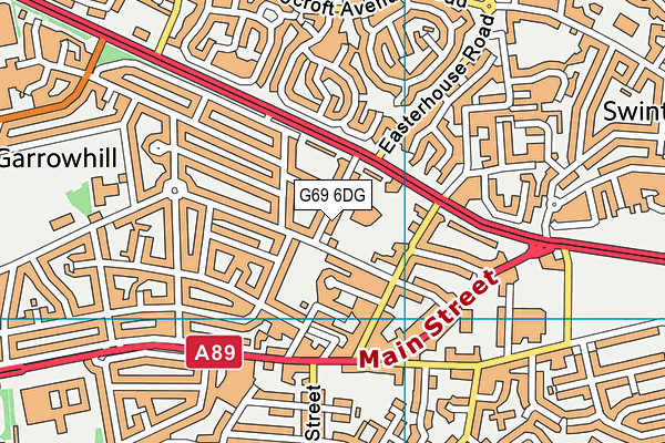G69 6DG map - OS VectorMap District (Ordnance Survey) G69 6DG map - OS VectorMap District (Ordnance Survey)