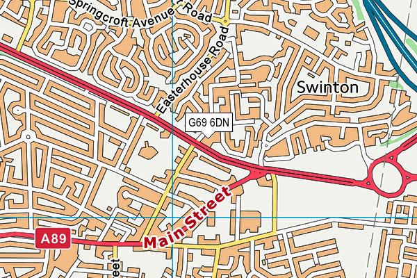 G69 6DN map - OS VectorMap District (Ordnance Survey) G69 6DN map - OS VectorMap District (Ordnance Survey)