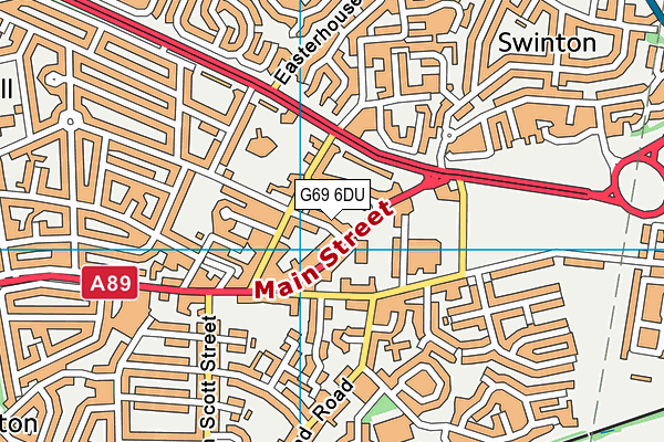 G69 6DU map - OS VectorMap District (Ordnance Survey) G69 6DU map - OS VectorMap District (Ordnance Survey)