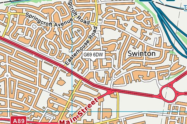 G69 6DW map - OS VectorMap District (Ordnance Survey) G69 6DW map - OS VectorMap District (Ordnance Survey)