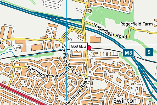 G69 6EG map - OS VectorMap District (Ordnance Survey) G69 6EG map - OS VectorMap District (Ordnance Survey)